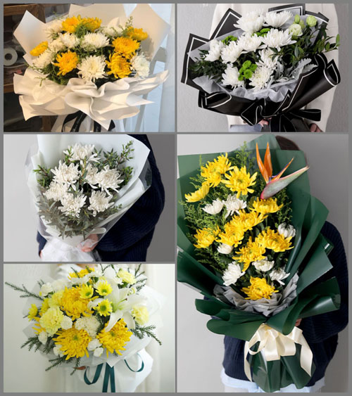 贵州六盘水水城县蟠龙镇坝子村白事花束代送